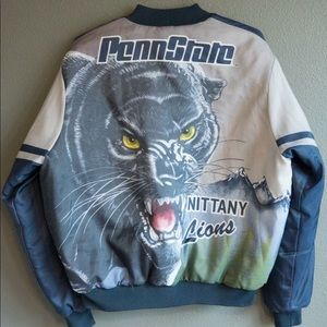 Men’s Penn State Nittany Lions Satin NCAA Jacket